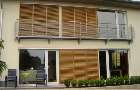 Schiebeläden Holz
