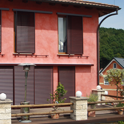 Fensterläden aus Aluminium - Schiebeläden